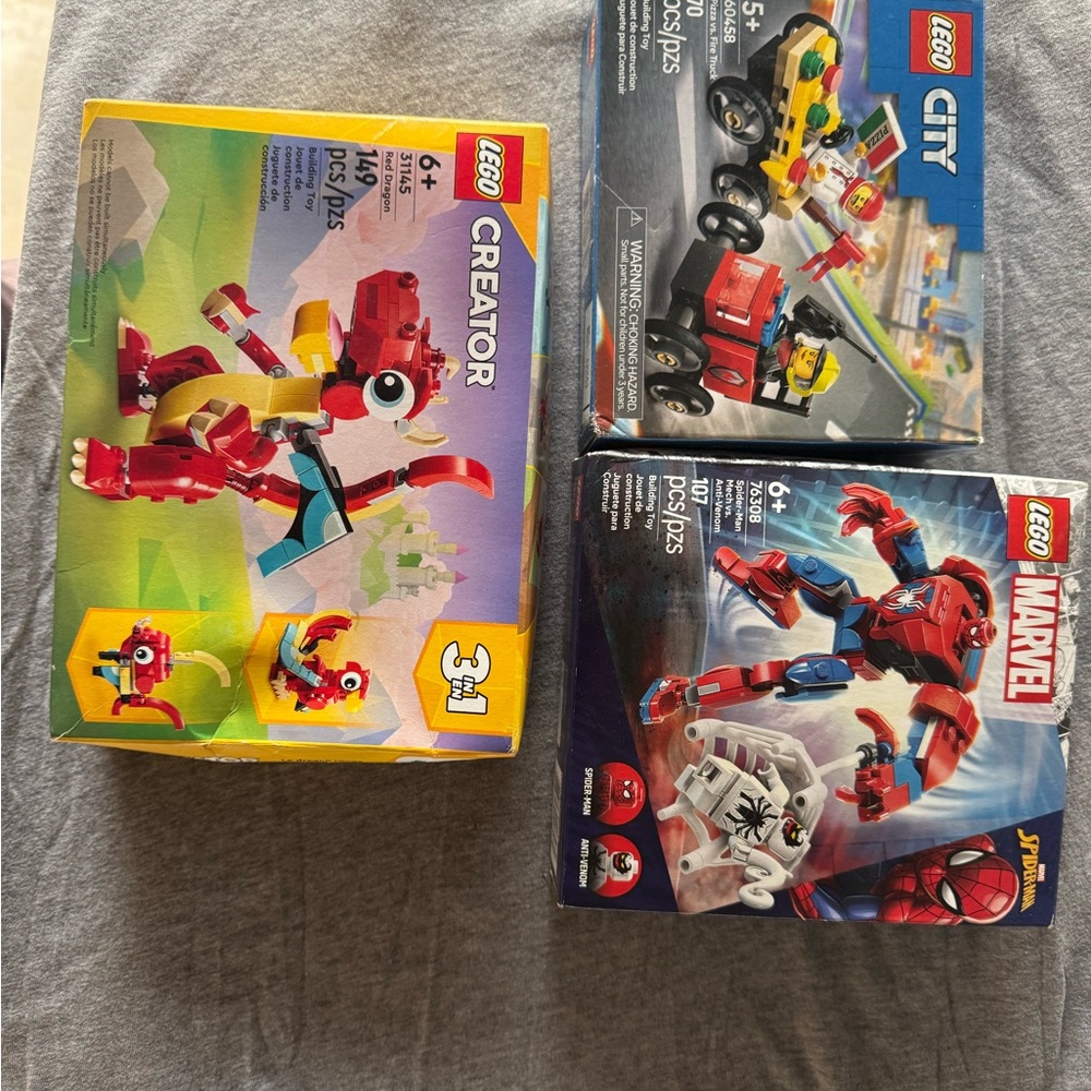 LEGO Creator 3-in-1 Red and Yellow Dinosaur Set